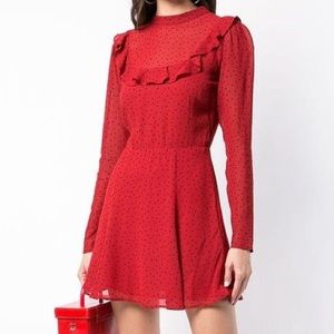 Reformation Spark Dress - Polka-Dot Mini Dress